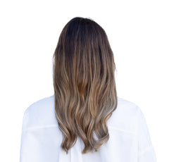 healthy halo hair extensions – highlighted tones for shine | extensões halo saudáveis – tons iluminados para brilho