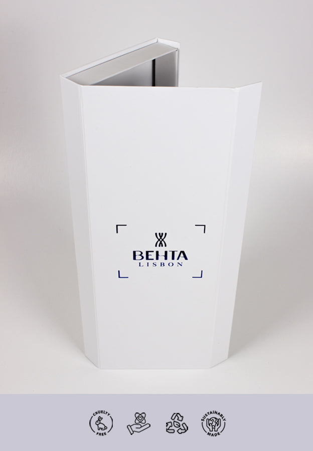 eco-friendly packaging box – sustainable hair extensions | caixa ecológica amiga do ambiente – extensões de cabelo sustentáveis