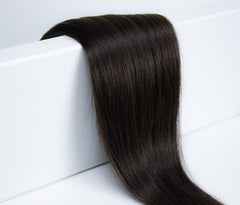 halo hair extensions with blonde highlights – healthy and natural | extensões halo com mechas loiras – saudáveis e naturais