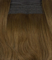 luxury halo hair extensions – caramel tones for elegance | extensões halo de luxo – tons caramelo para elegância