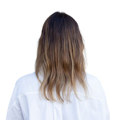 halo hair extensions with blonde highlights – healthy and natural | extensões halo com mechas loiras – saudáveis e naturais